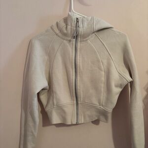 Lululemon Athletica Cream Zip-Up Jacket